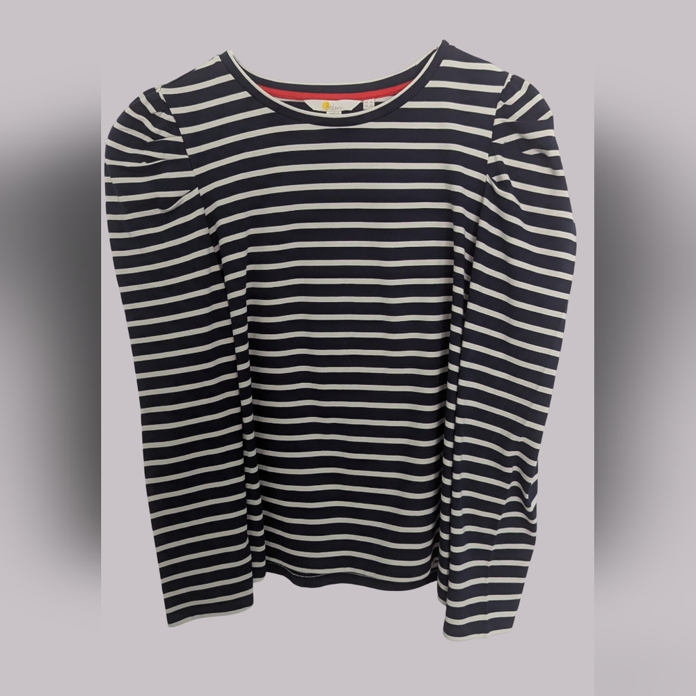 Navy Striped Boden Shirt